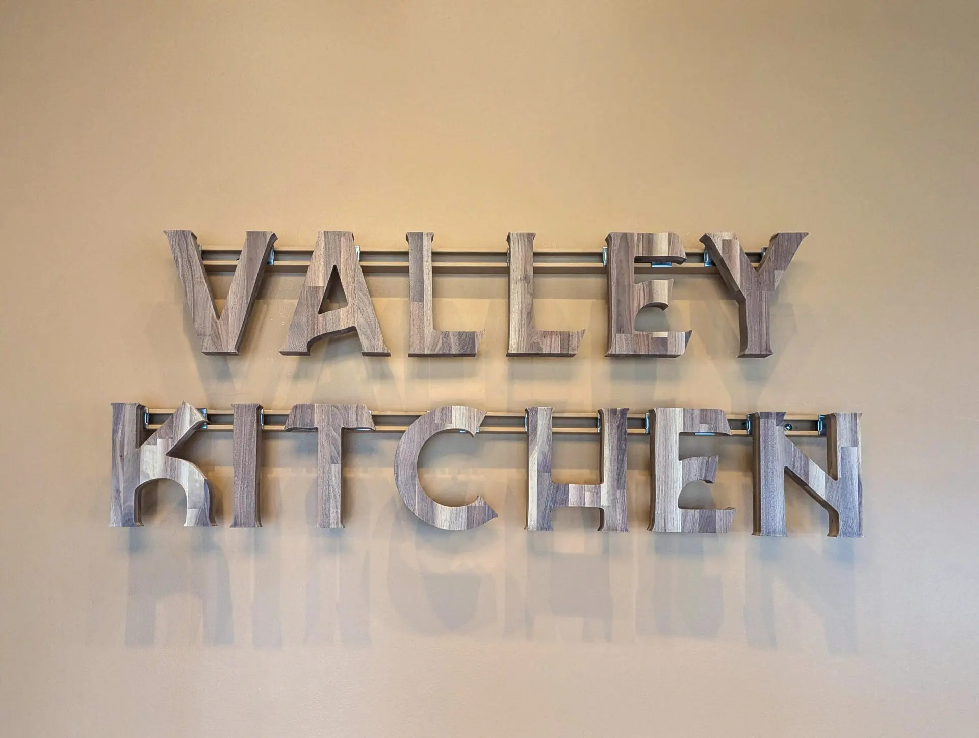 Walnut Butcher Block CNC Custom Sign